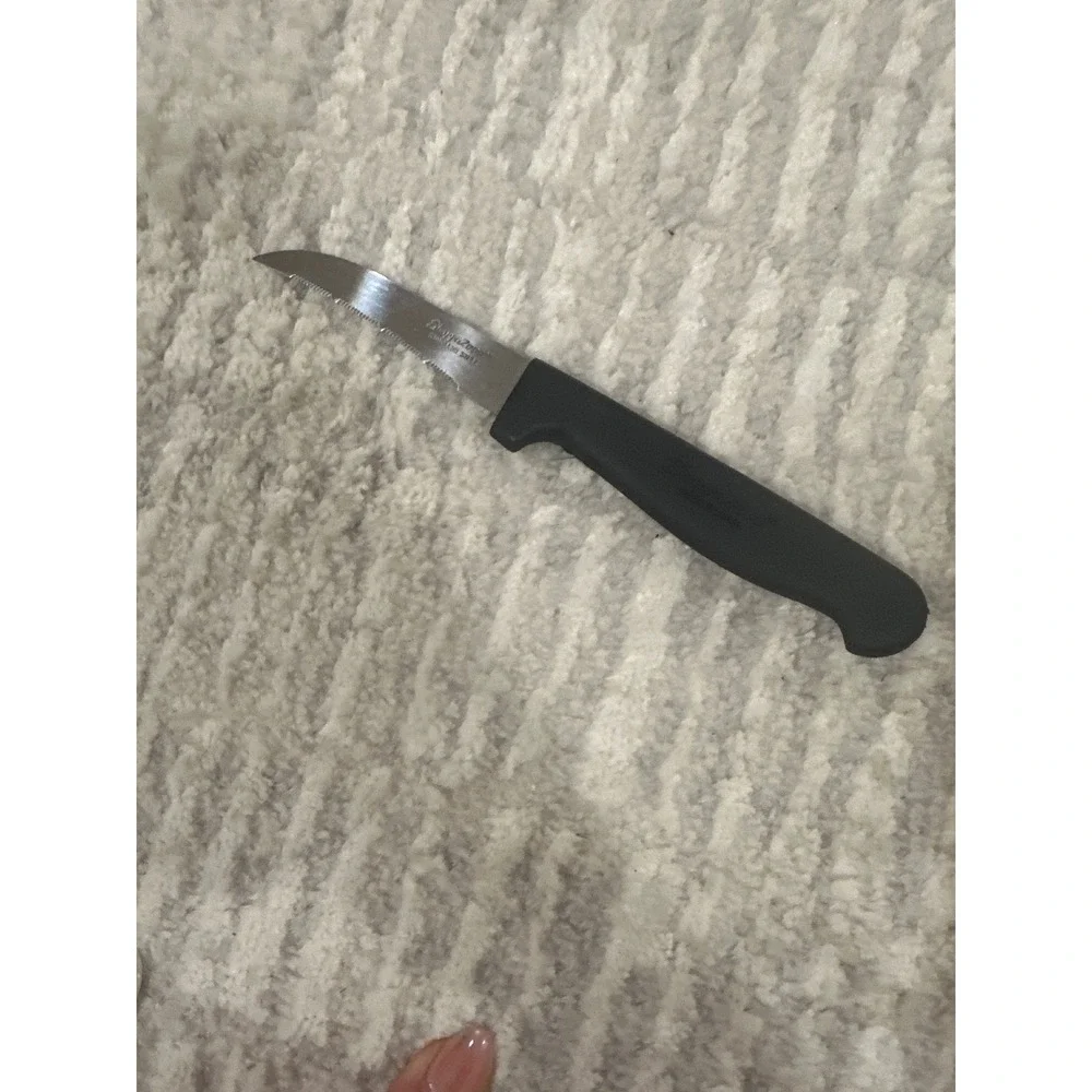 Sharpu 2000 Serrated Utility Knife and 3 Blue‎ Paring Knives Stainless Steel Set